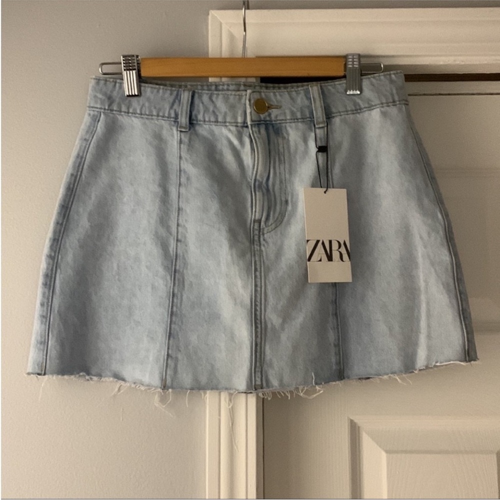 Zara Denim Mini Skirt